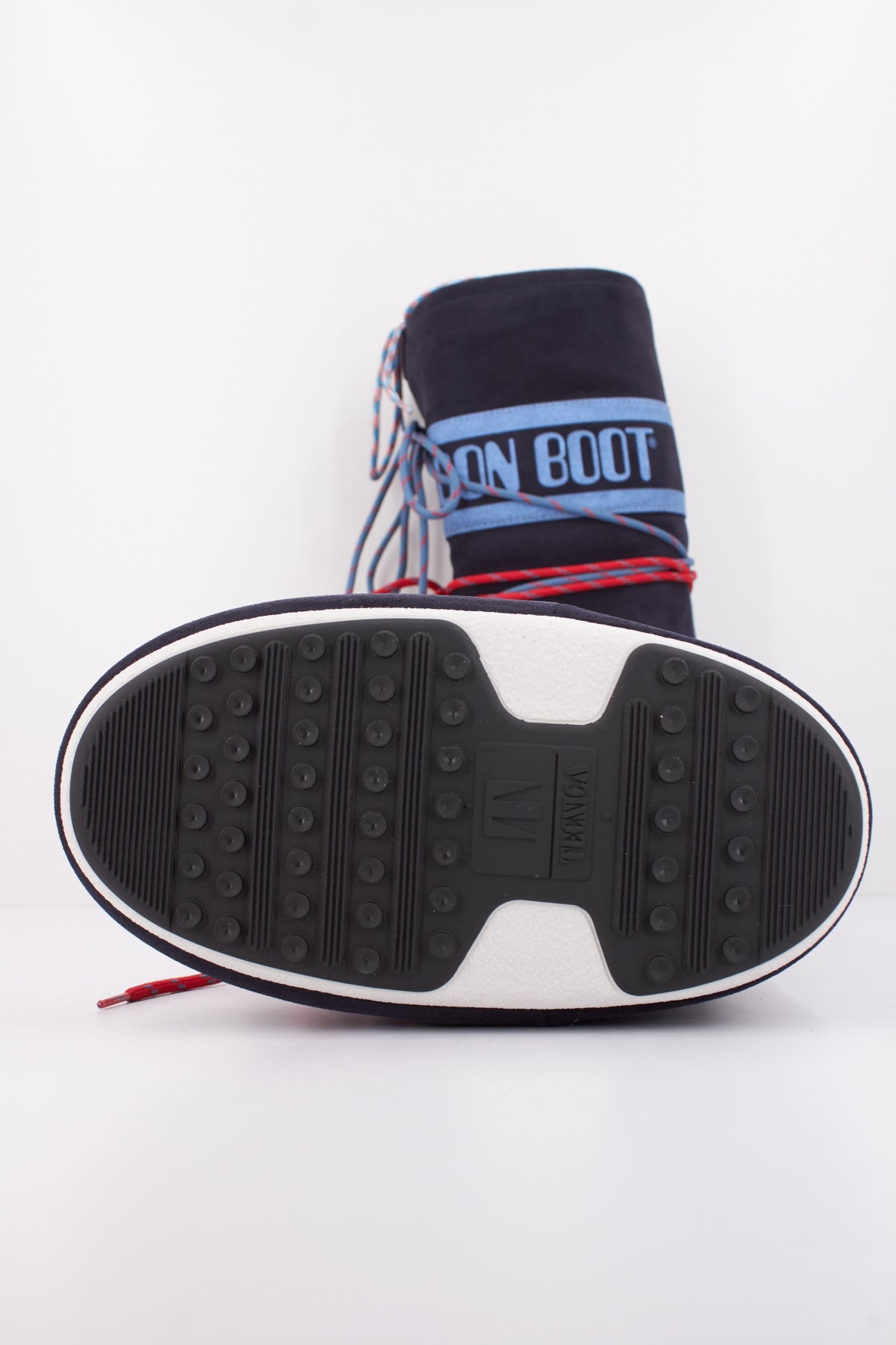 MOON BOOT  MB ICON SUEDE LACES  en color AZUL  (5)