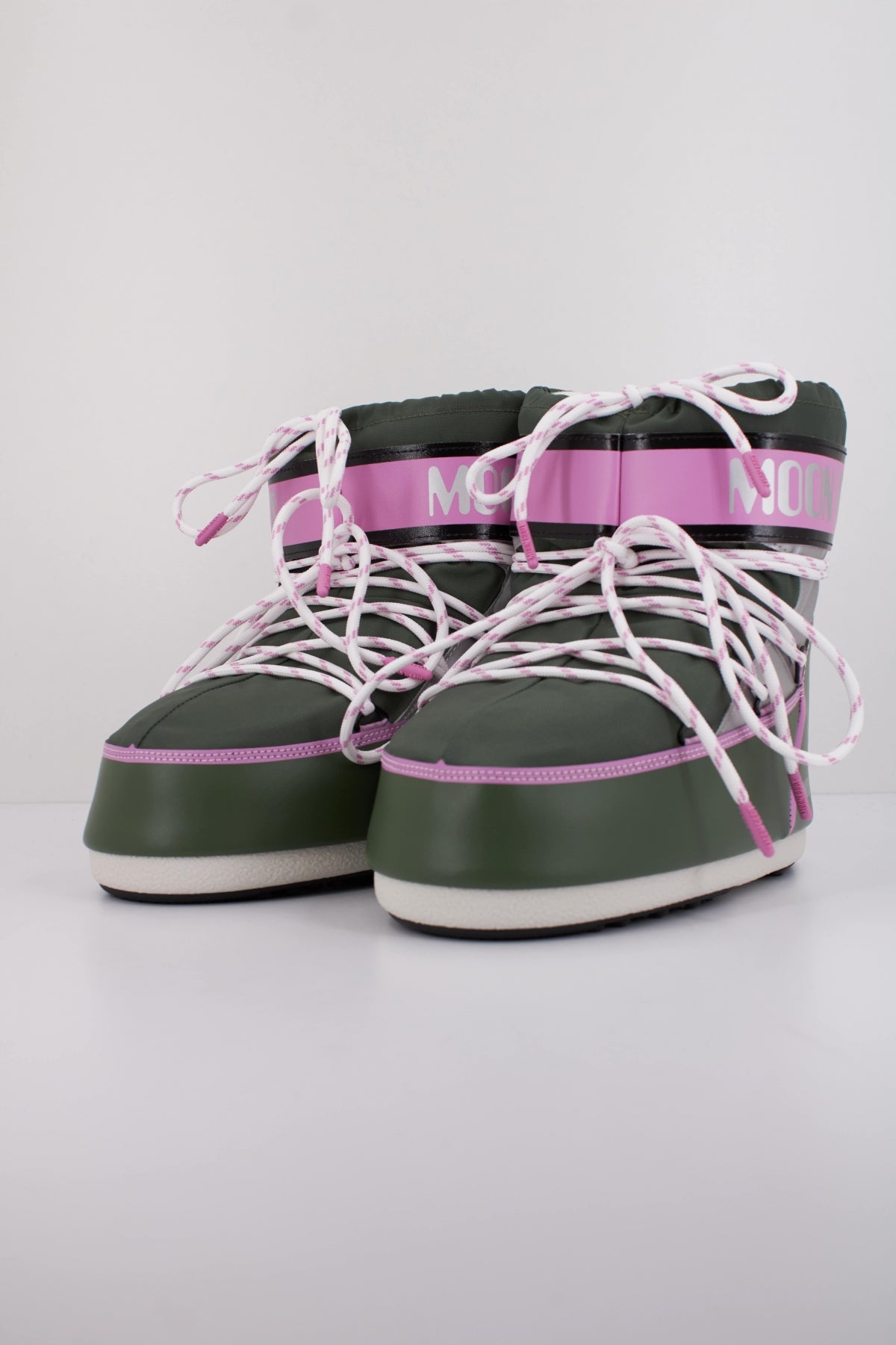 MOON BOOT H MB ICON LOW SPACE RACI  en color VERDE  (2)