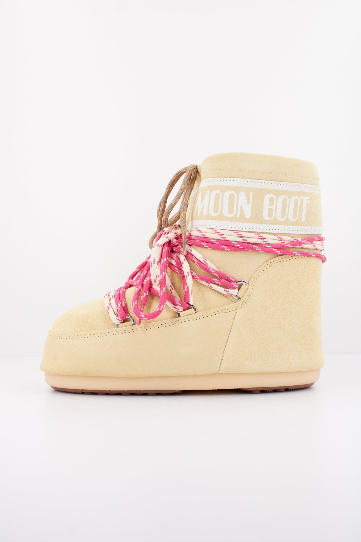 MOON BOOT MB ICON LOW SUEDE LACE en color VERDE  (1)