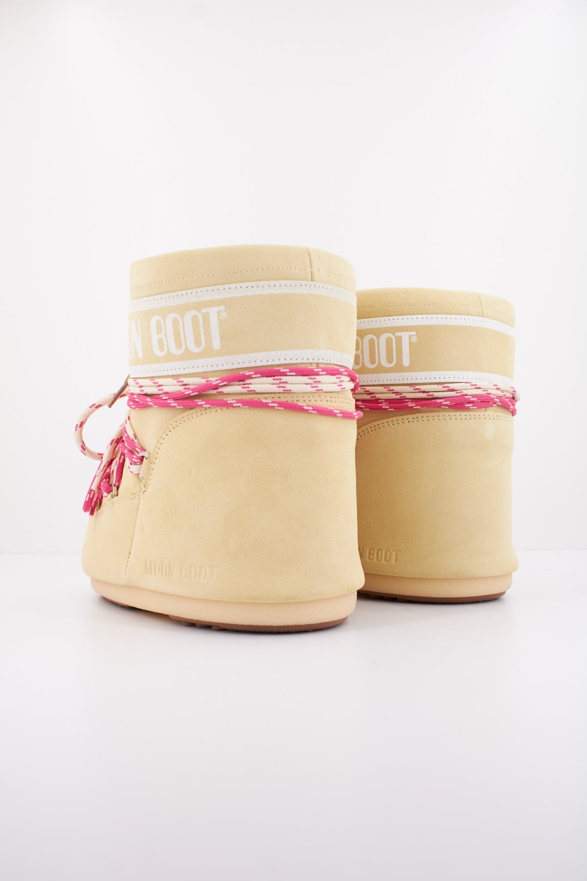 MOON BOOT MB ICON LOW SUEDE LACE en color VERDE  (4)