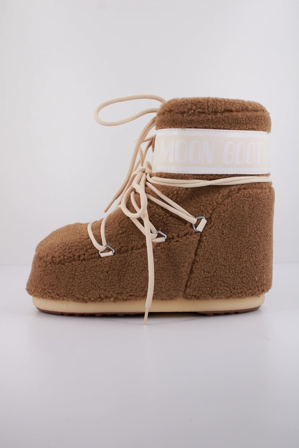 MOON BOOT MB ICON LOW FLEECE en color MARRON  (1)