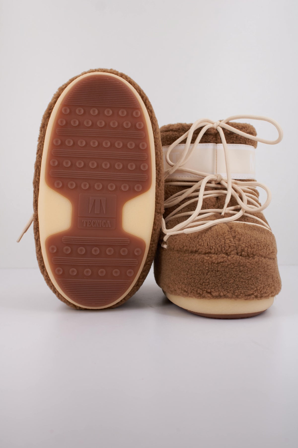 MOON BOOT MB ICON LOW FLEECE en color MARRON  (4)