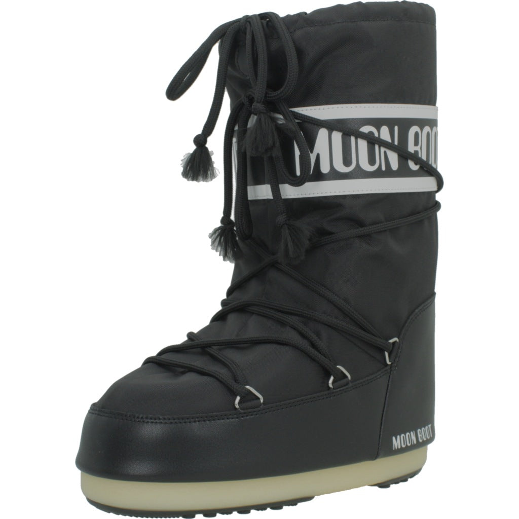 MOON BOOT MB ICON NYLON en color NEGRO  (1)