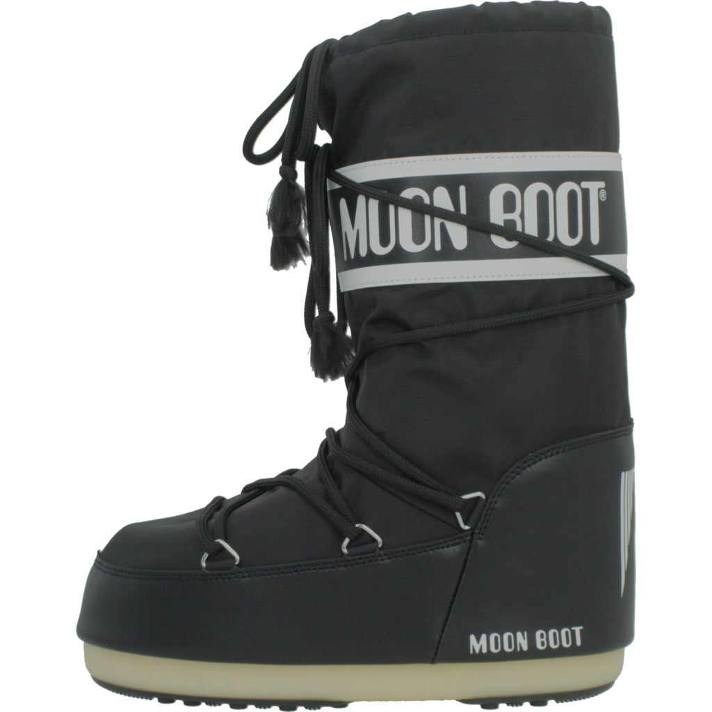 MOON BOOT MB ICON NYLON en color NEGRO  (2)