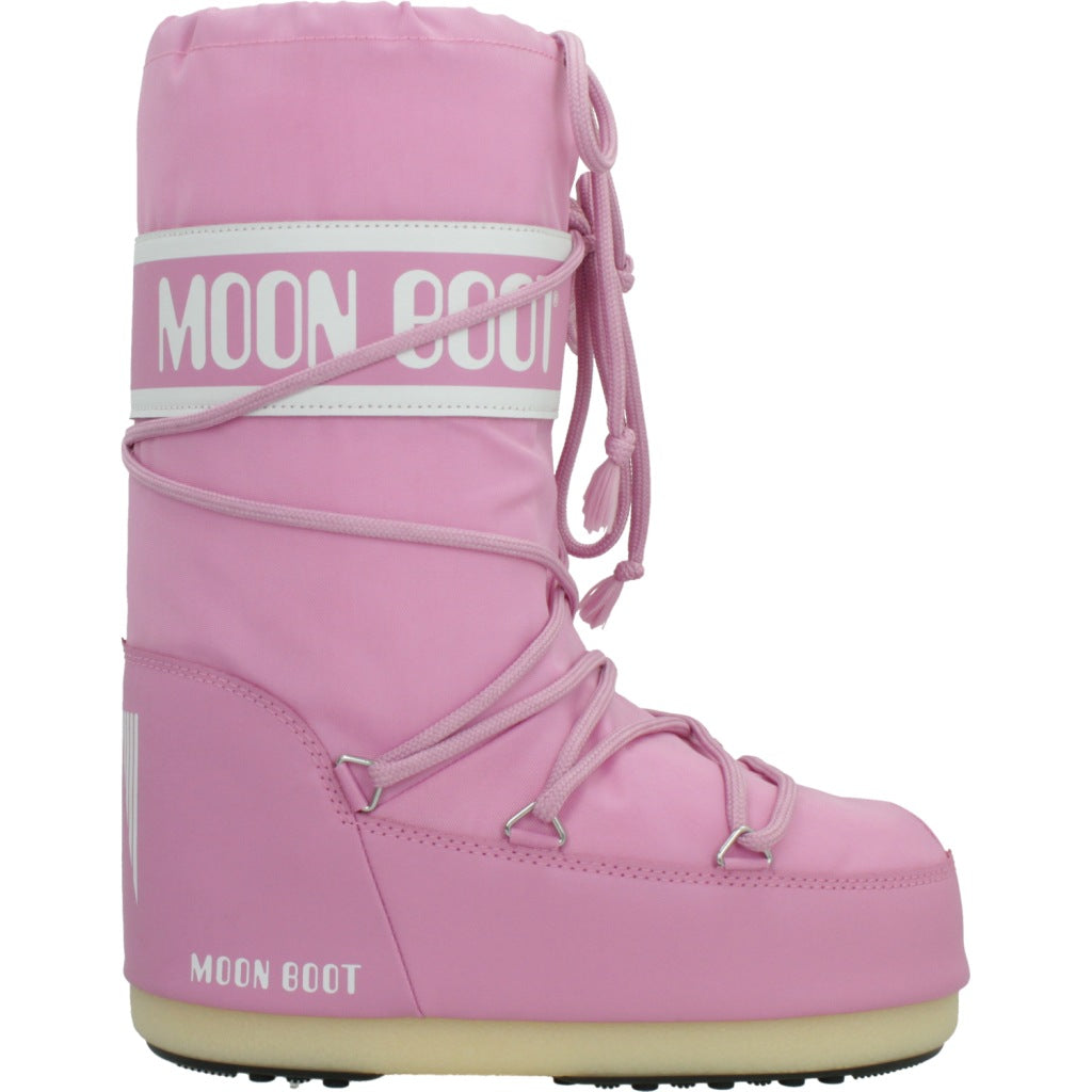 MOON BOOT ICON NYLON   en color ROSA  (4)