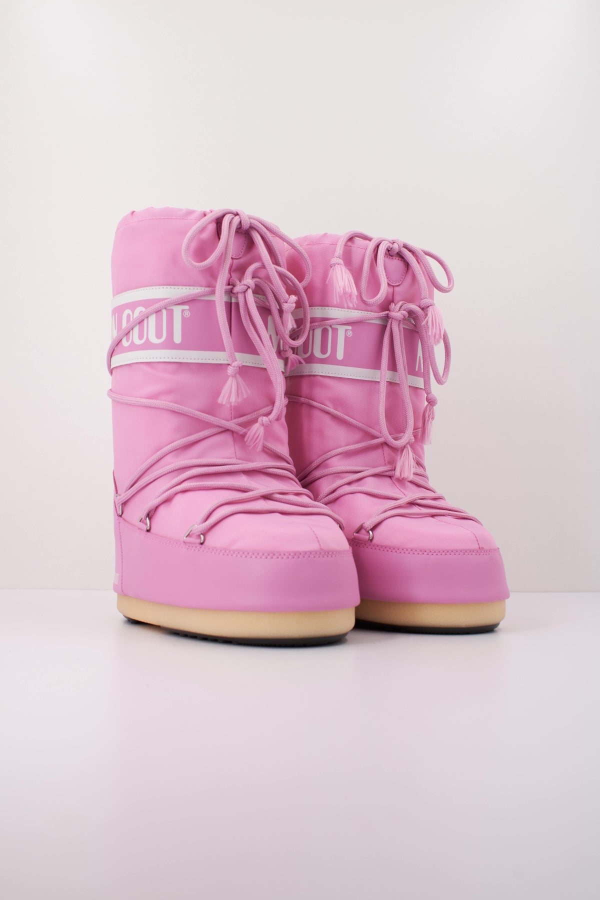MOON BOOT ICON NYLON   en color ROSA  (2)