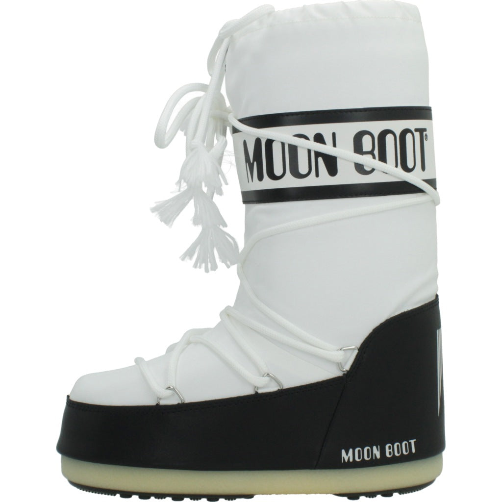 MOON BOOT MB ICON NYLON en color BLANCO  (2)