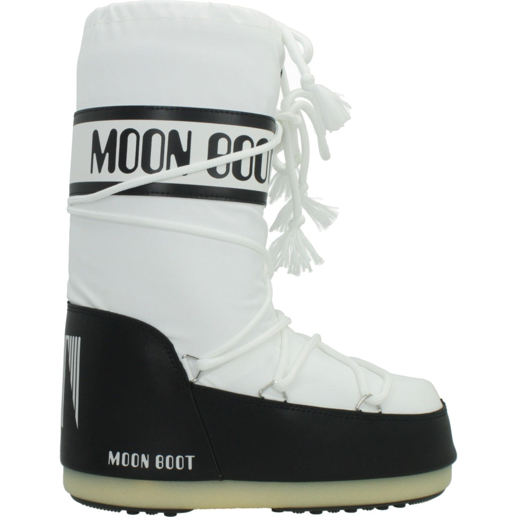 MOON BOOT MB ICON NYLON en color BLANCO  (4)