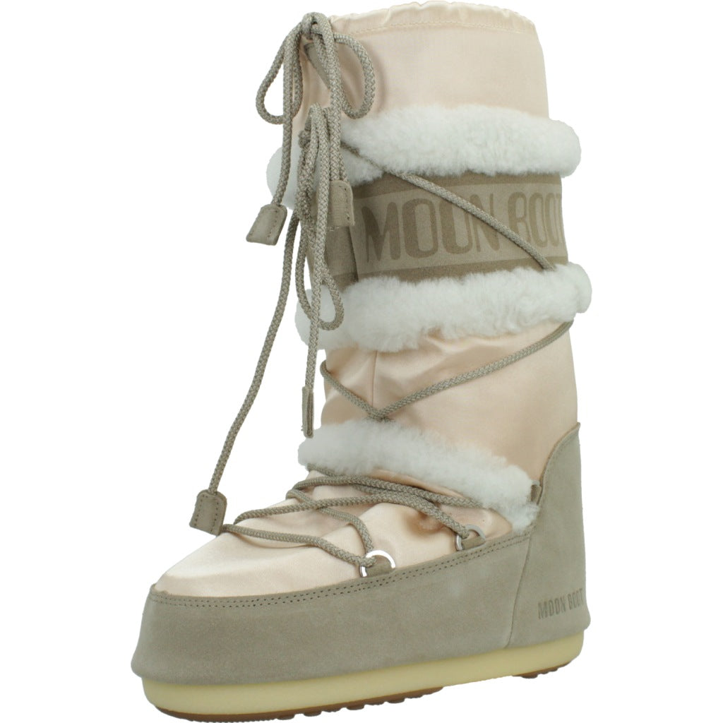 MOON BOOT MB ICON PEARLY PLUS en color NUDE  (1)