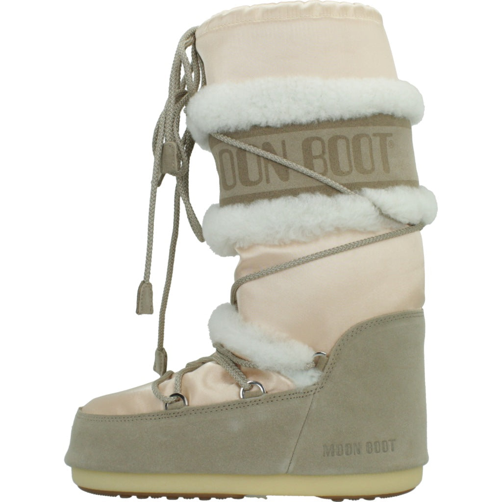 MOON BOOT MB ICON PEARLY PLUS en color NUDE  (2)