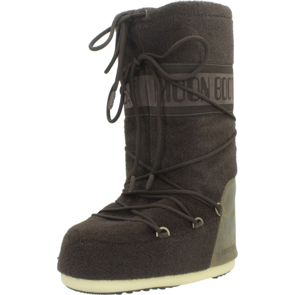 MOON BOOT MB ICON NUBUCK FELT en color MARRON  (1)