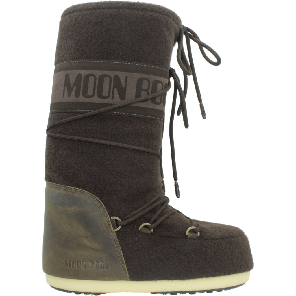 MOON BOOT MB ICON NUBUCK FELT en color MARRON  (4)