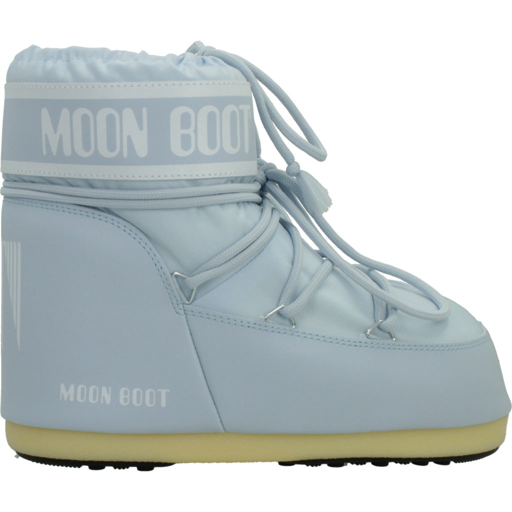 MOON BOOT MB ICON LOW NYLON en color AZUL  (4)