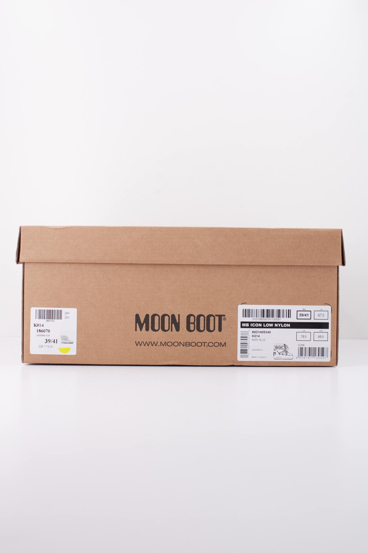 MOON BOOT ICON LOW NYLON   en color AZUL  (6)