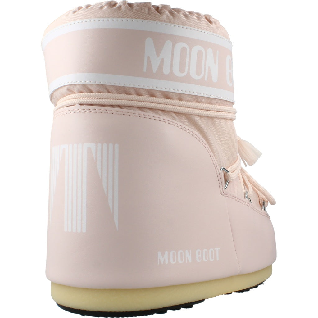 MOON BOOT ICON LOW NYLON   en color ROSA  (3)