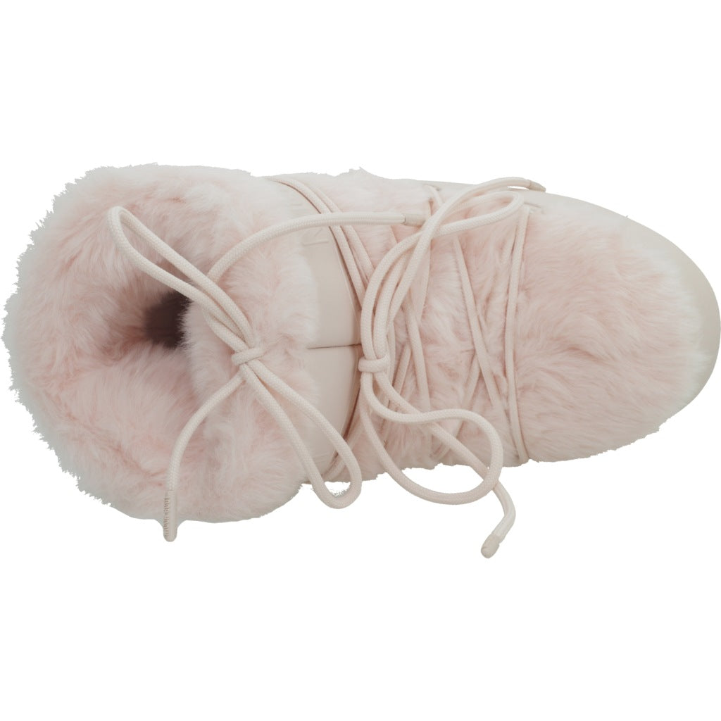 MOON BOOT MB ICON LOW FAUX FUR en color ROSA  (7)
