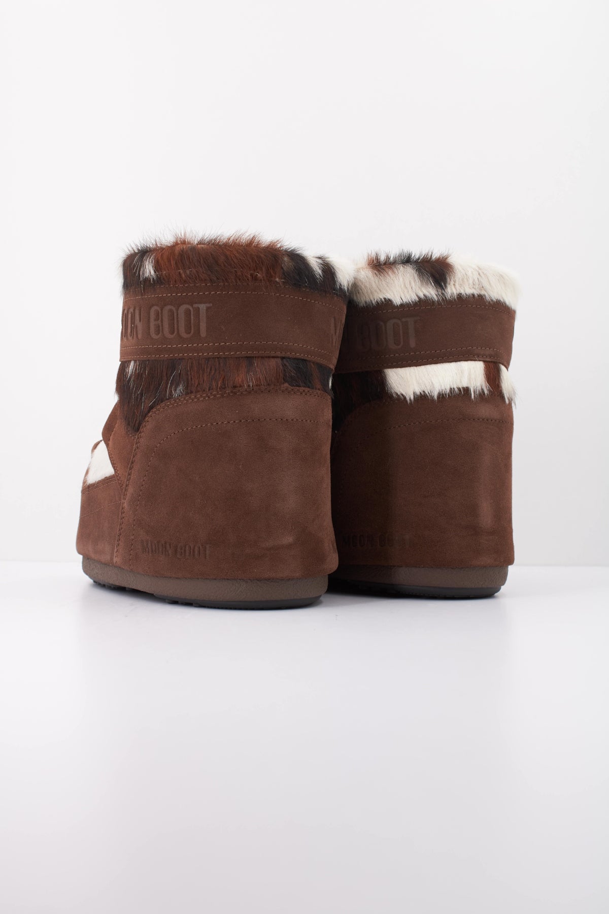 MOON BOOT ICON LOW ARCHIVE  COW   en color MARRON  (4)