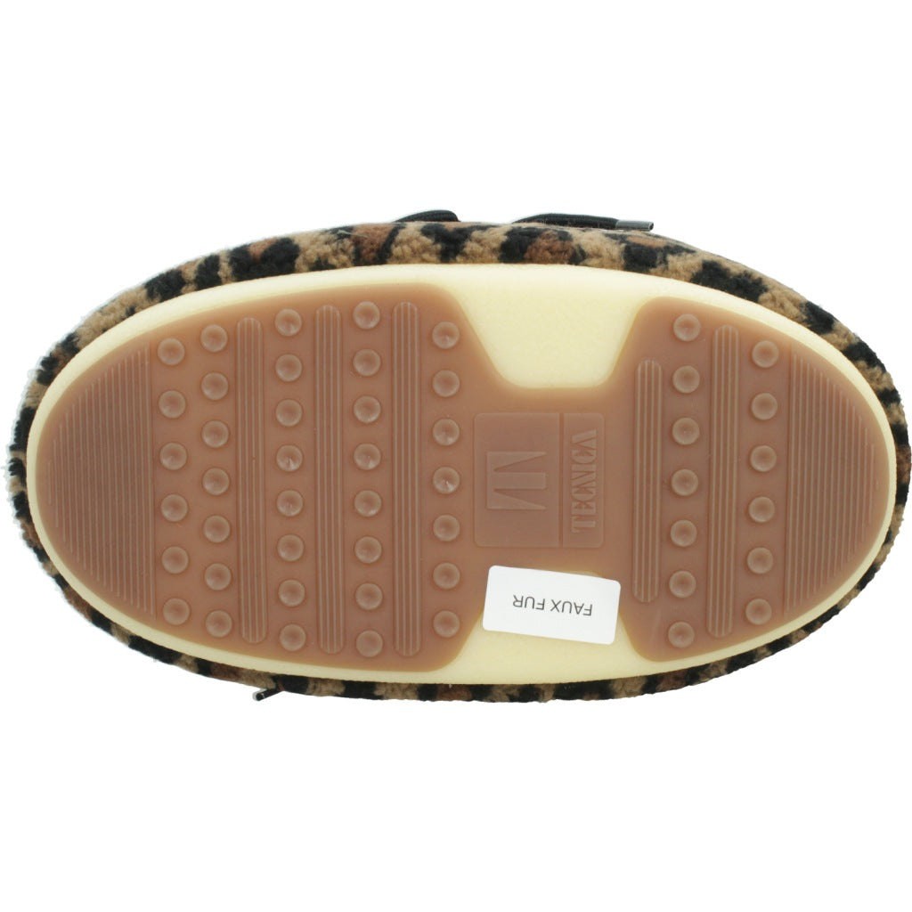 MOON BOOT MB ICON LOW FLEECE LEOPARD en color ANIMAL PRINT  (6)