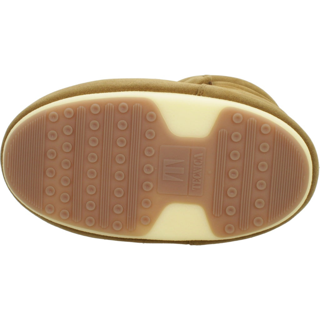 MOON BOOT MB ICON STRAP SUEDE en color MARRON CLARO  (6)