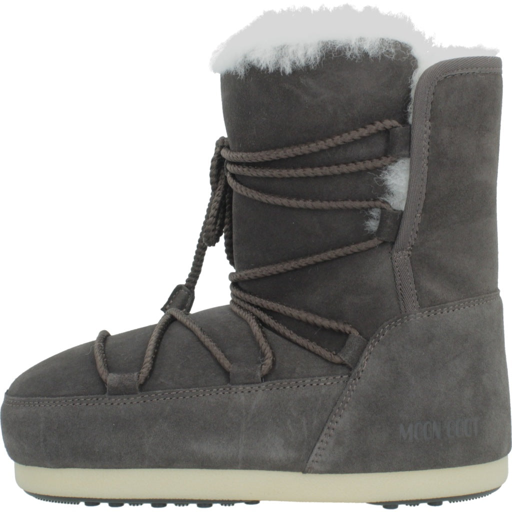 MOON BOOT EVX BOOT SUEDE SHEARLING   en color MARRON  (2)