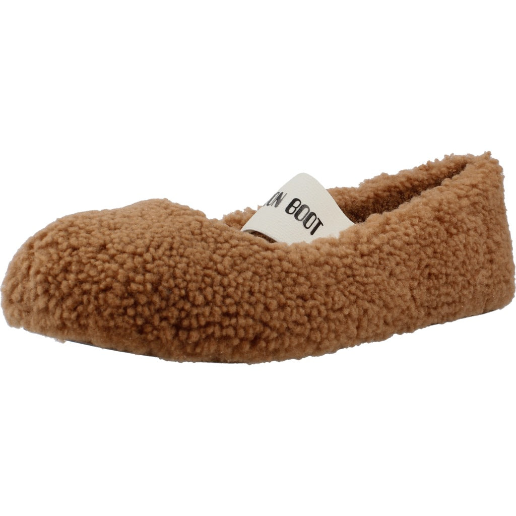 MOON BOOT SHEARLING BALLERINA   en color MARRON  (1)