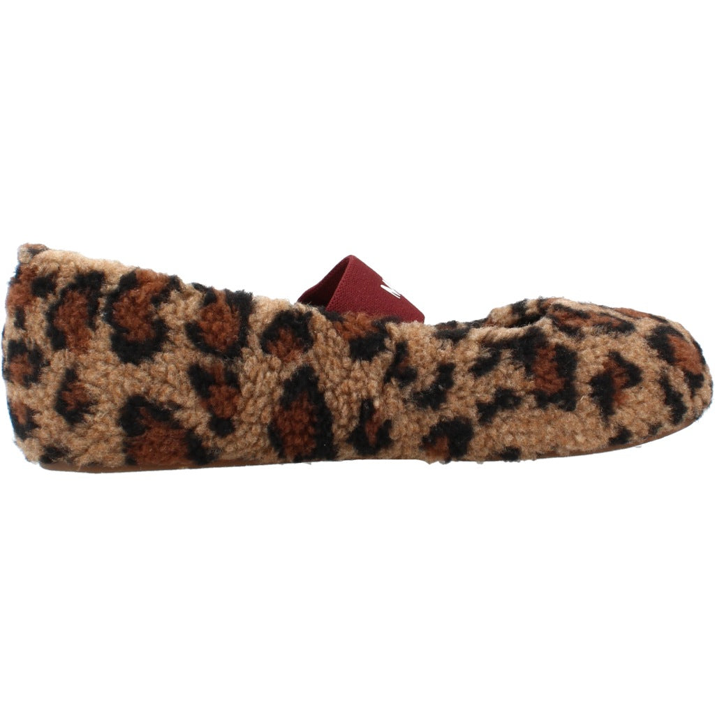 MOON BOOT MB FLEECE  BALLERINA LEOPARD en color ANIMAL PRINT  (4)
