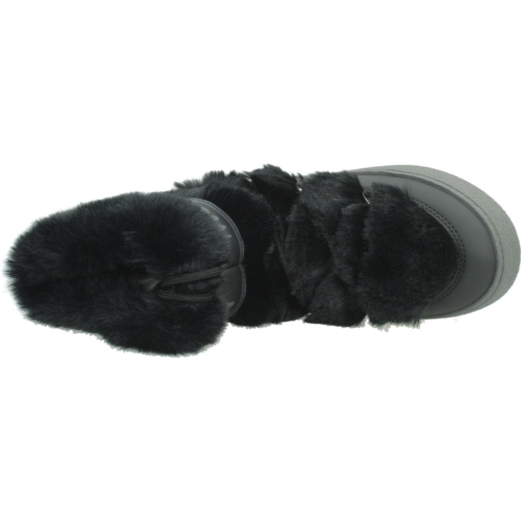 MOON BOOT MB LTRACK FAUX FUR WP en color NEGRO  (7)