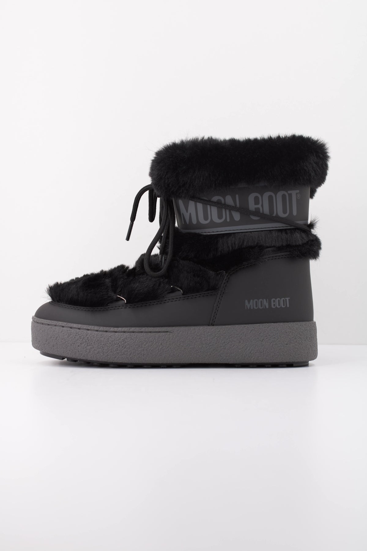 MOON BOOT LTRACK FAUX FUR WP   en color NEGRO  (1)