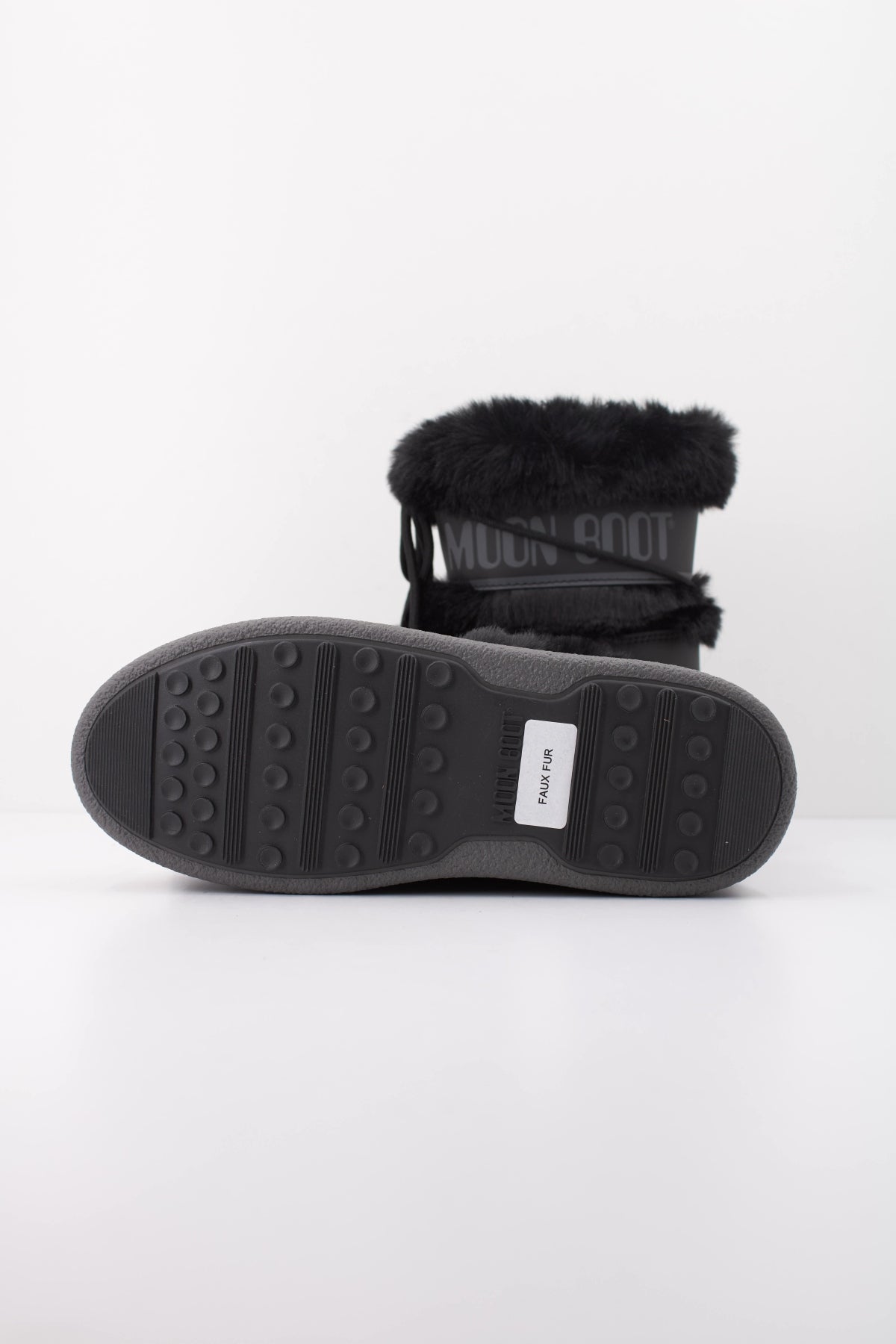 MOON BOOT LTRACK FAUX FUR WP   en color NEGRO  (5)