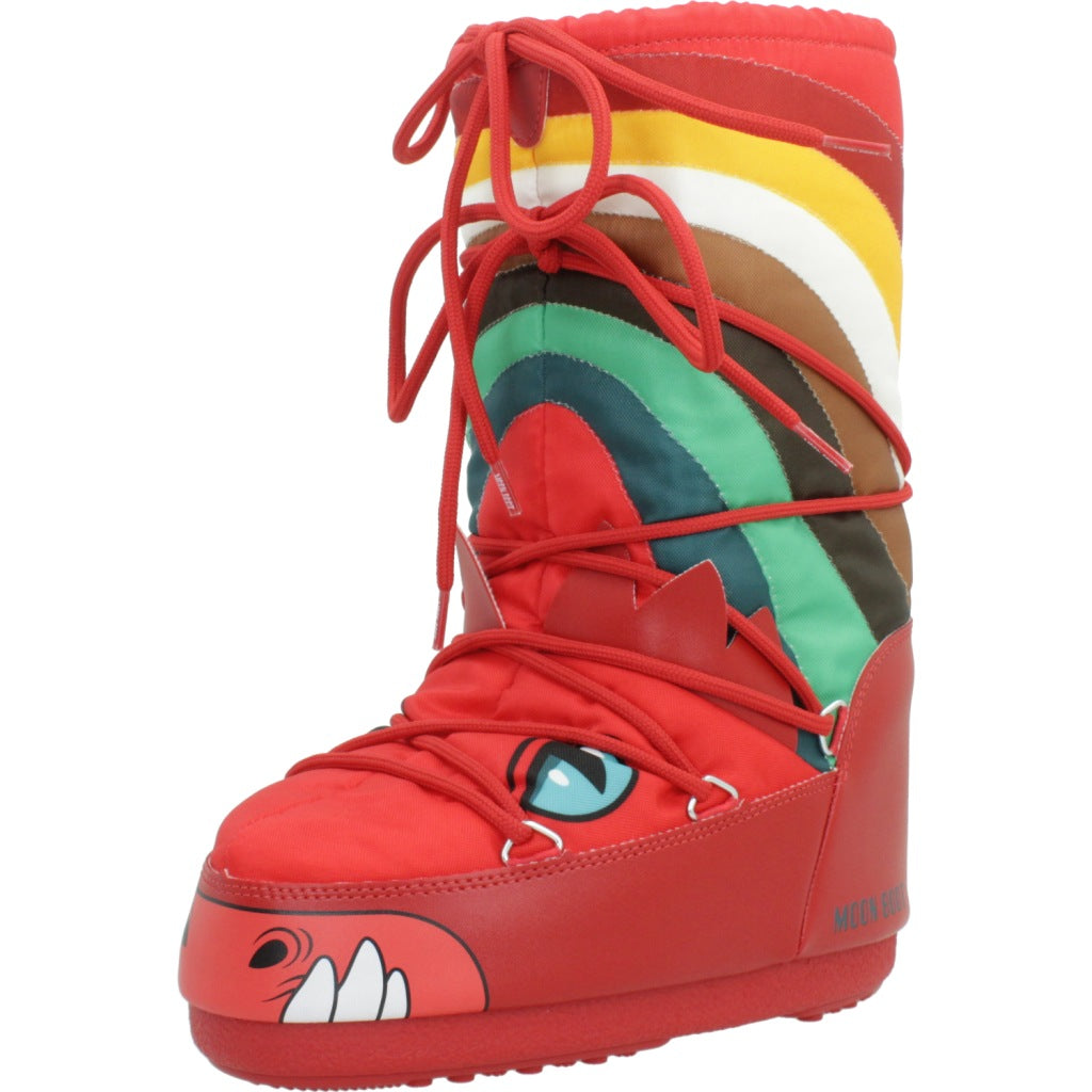 MOON BOOT MB ICON DINO en color ROJO  (1)