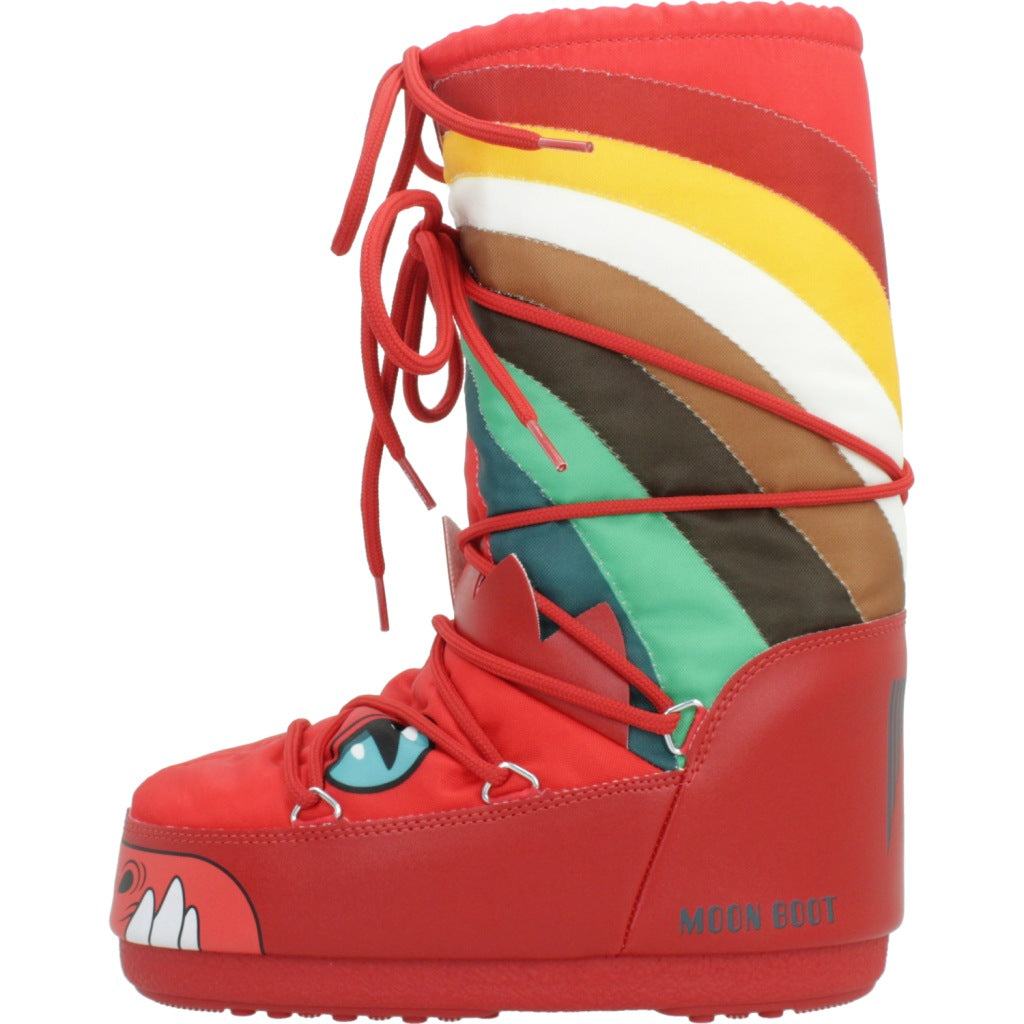 MOON BOOT MB ICON DINO en color ROJO  (2)