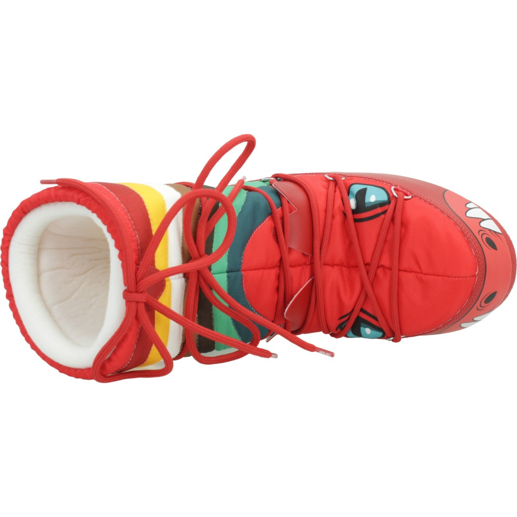 MOON BOOT MB ICON DINO en color ROJO  (7)