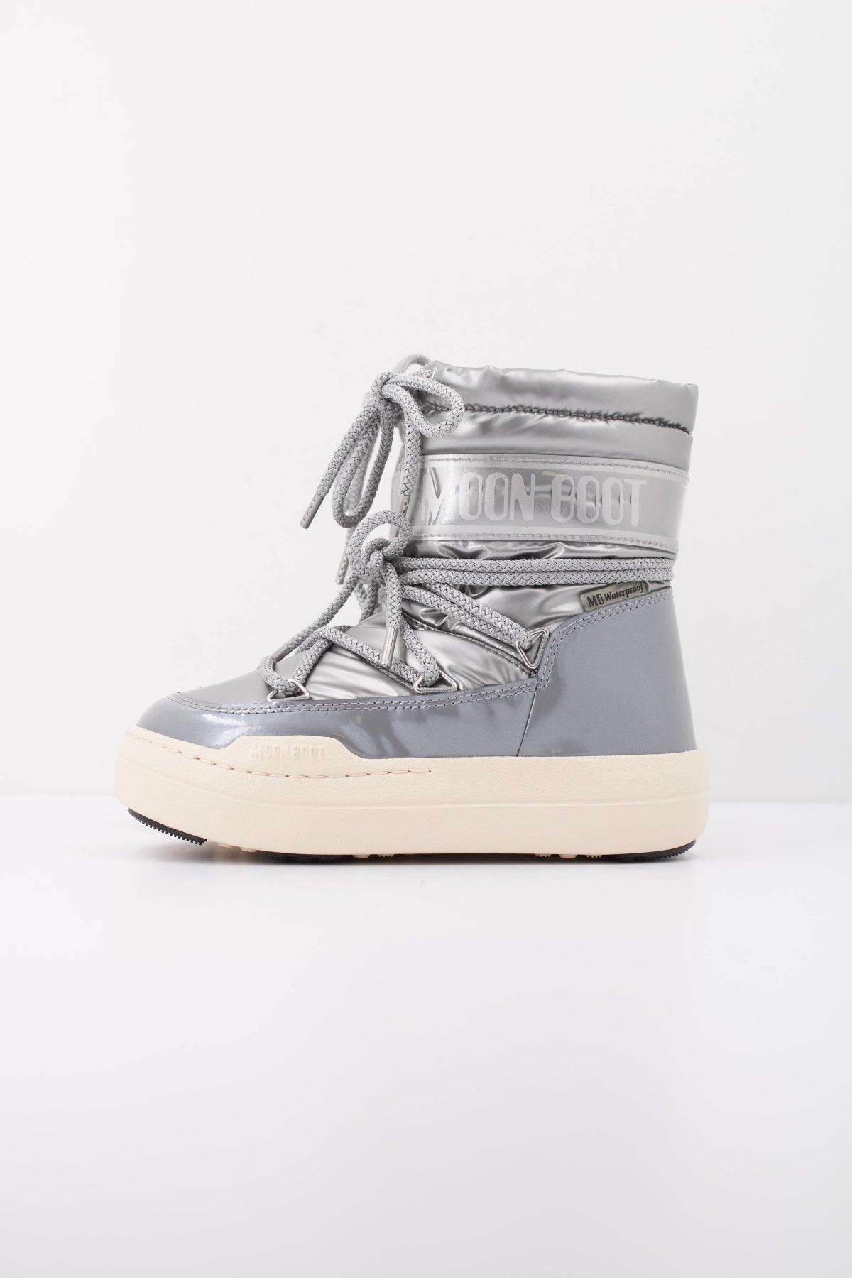 MOON BOOT JR PARK BOOT   en color PLATA  (1)