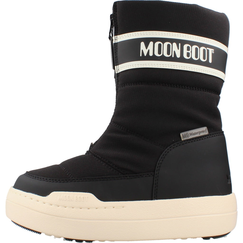 MOON BOOT MB JR PARK ZIP HIGH WP en color NEGRO  (2)