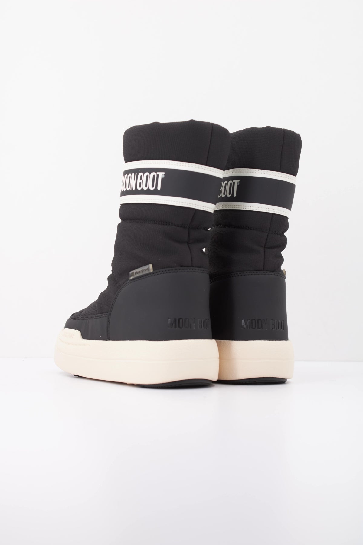 MOON BOOT MB JR PARK ZIP HIGH WP en color NEGRO  (4)
