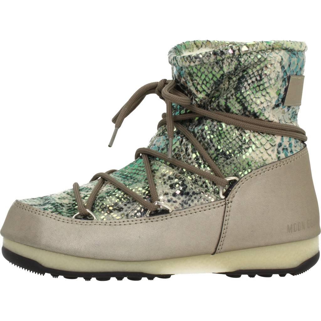 MOON BOOT W.E. LOW SNAKE   en color ORO  (2)