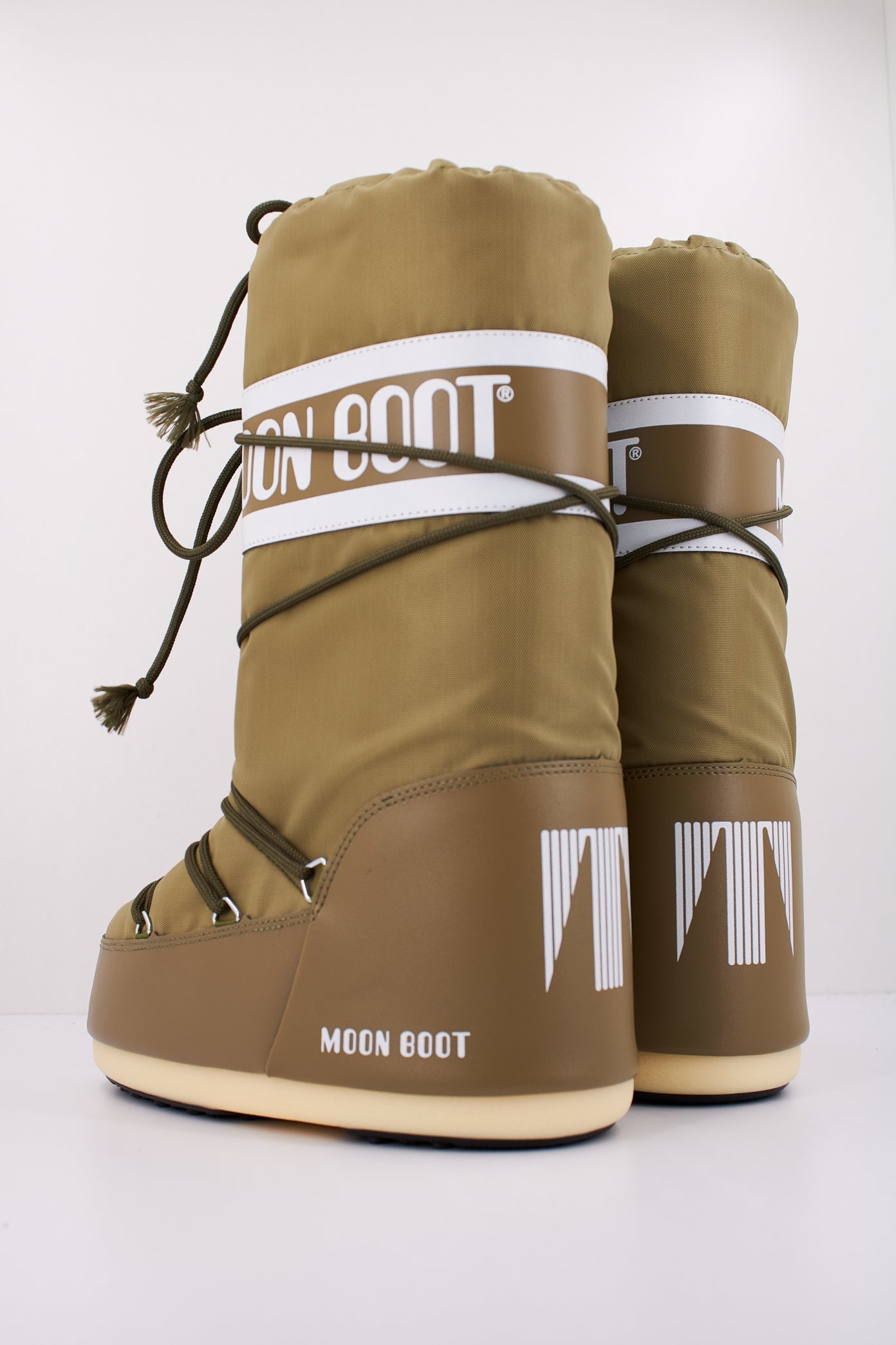 MOON BOOT MB ICON NYLON en color VERDE  (4)
