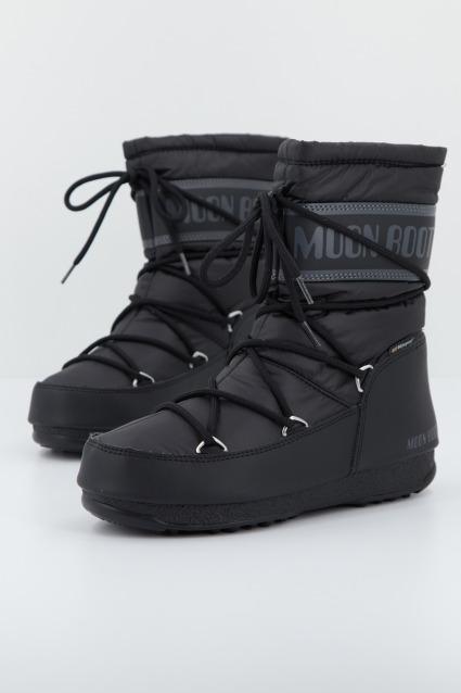 MOON BOOT MID NYLON WP   en color NEGRO  (1)