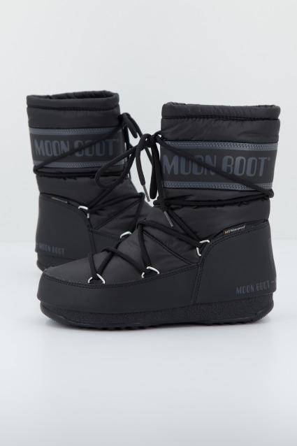 MOON BOOT MID NYLON WP   en color NEGRO  (2)