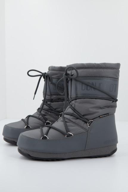 MOON BOOT MID NYLON WP   en color PLATA  (1)