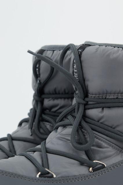 MOON BOOT LOW NYLON WP   en color GRIS  (2)