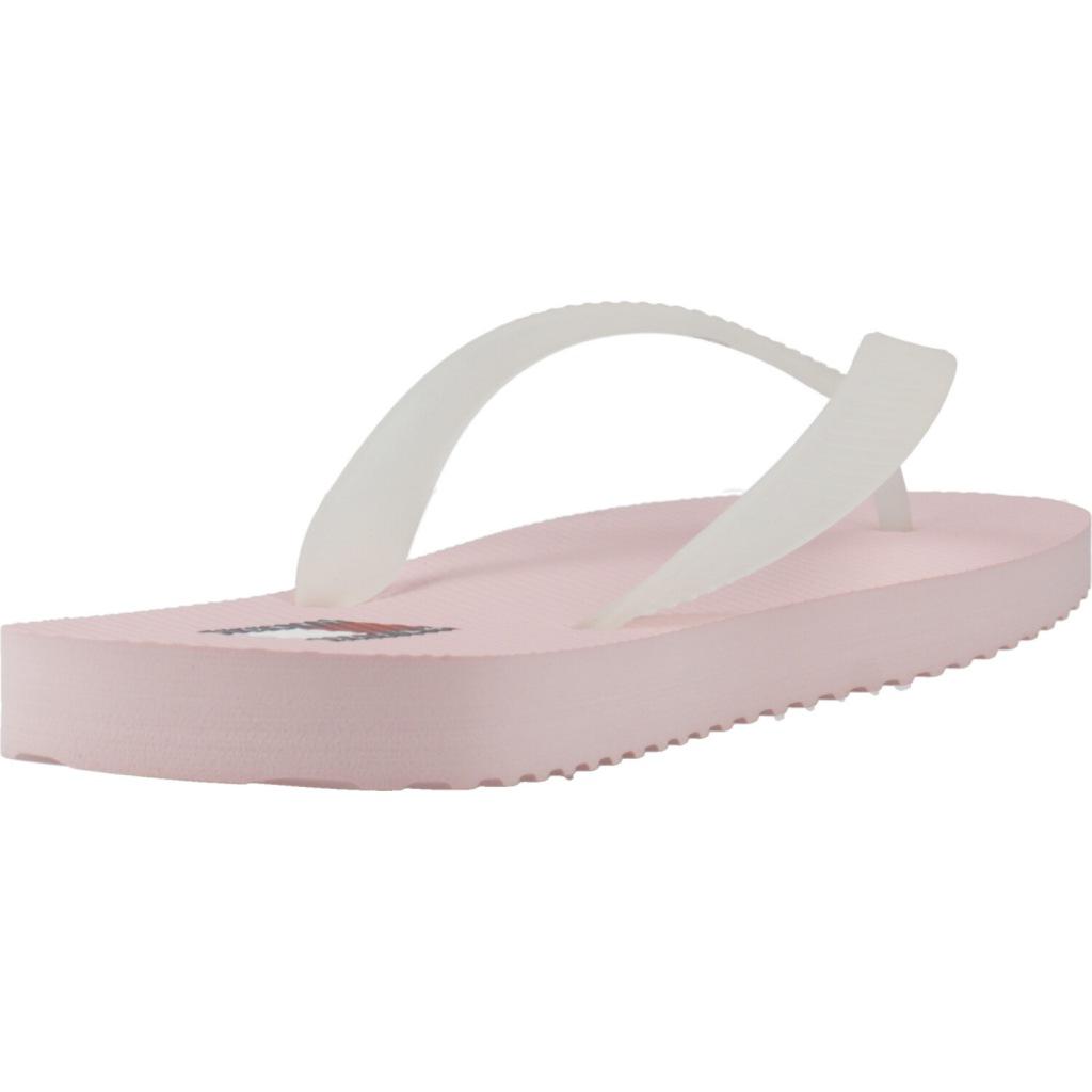 TOMMY JEANS LOGO FLIP FLOP en color ROSA  (3)