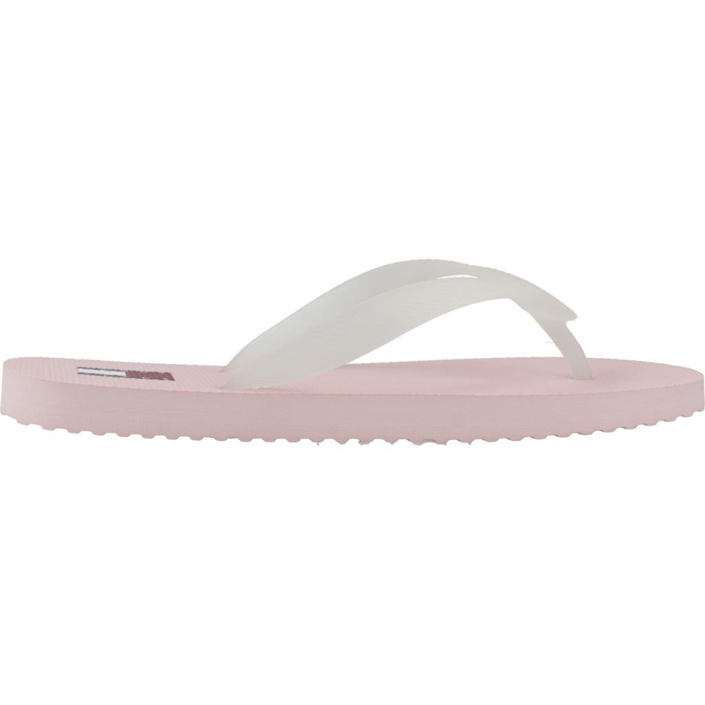 TOMMY JEANS LOGO FLIP FLOP en color ROSA  (4)