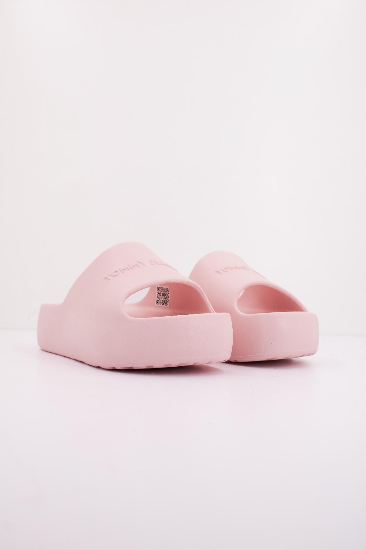TOMMY JEANS CHUNKY POOL SLIDE ESS en color ROSA  (2)