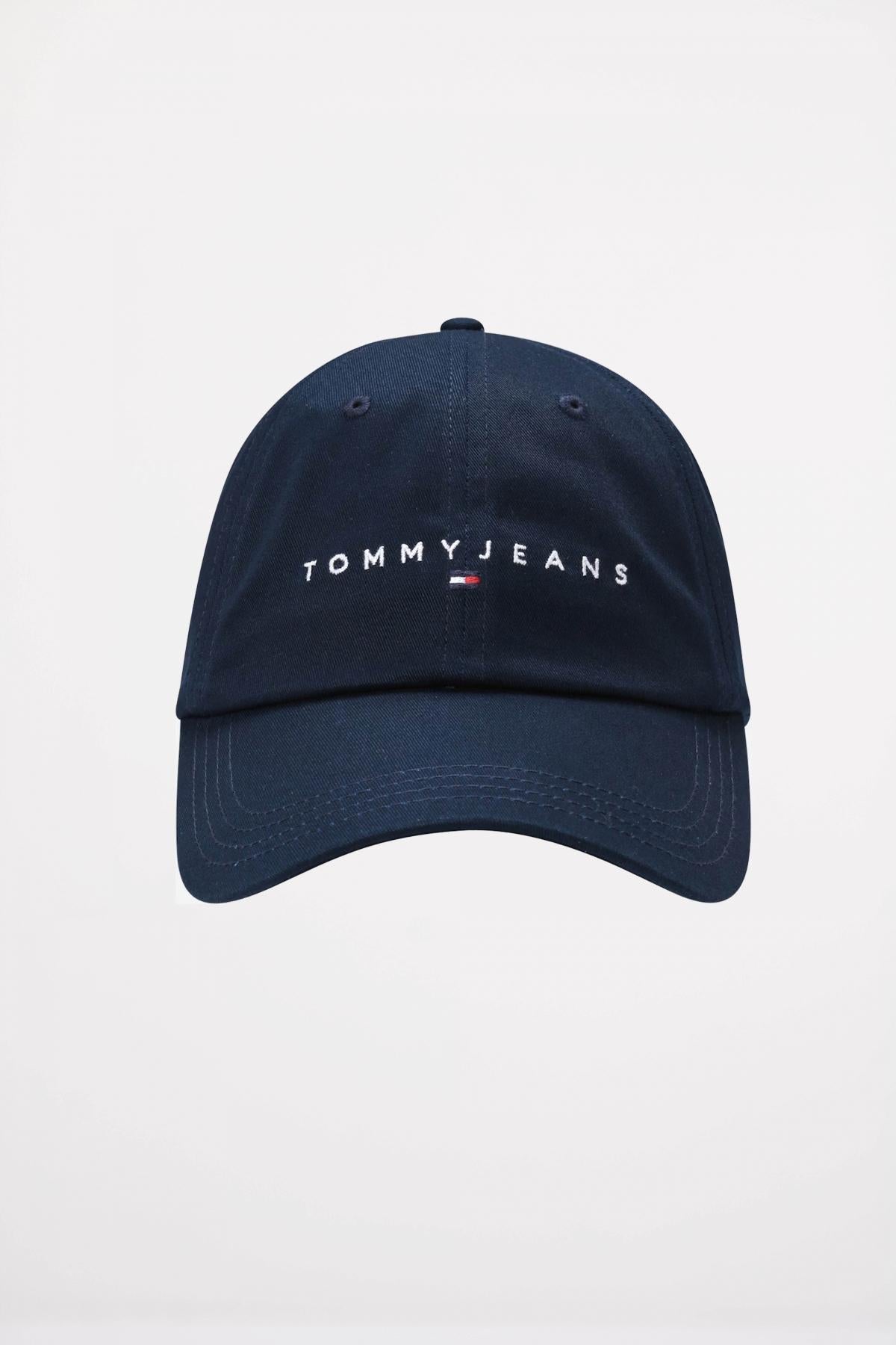 TOMMY JEANS LINEAR LOGO  PANEL CAP en color AZUL  (2)