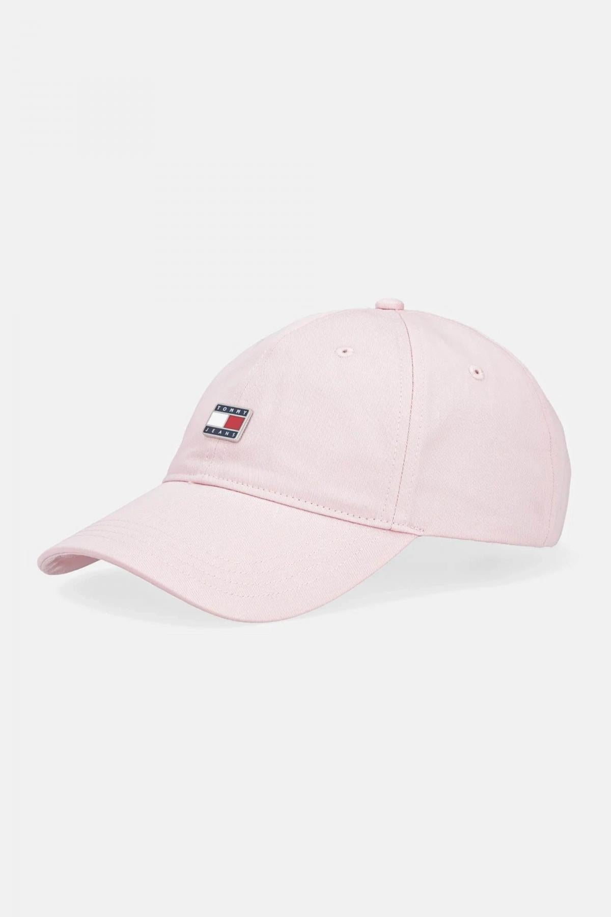 TOMMY JEANS HERITATGE PLAQUE CAP en color ROSA  (1)