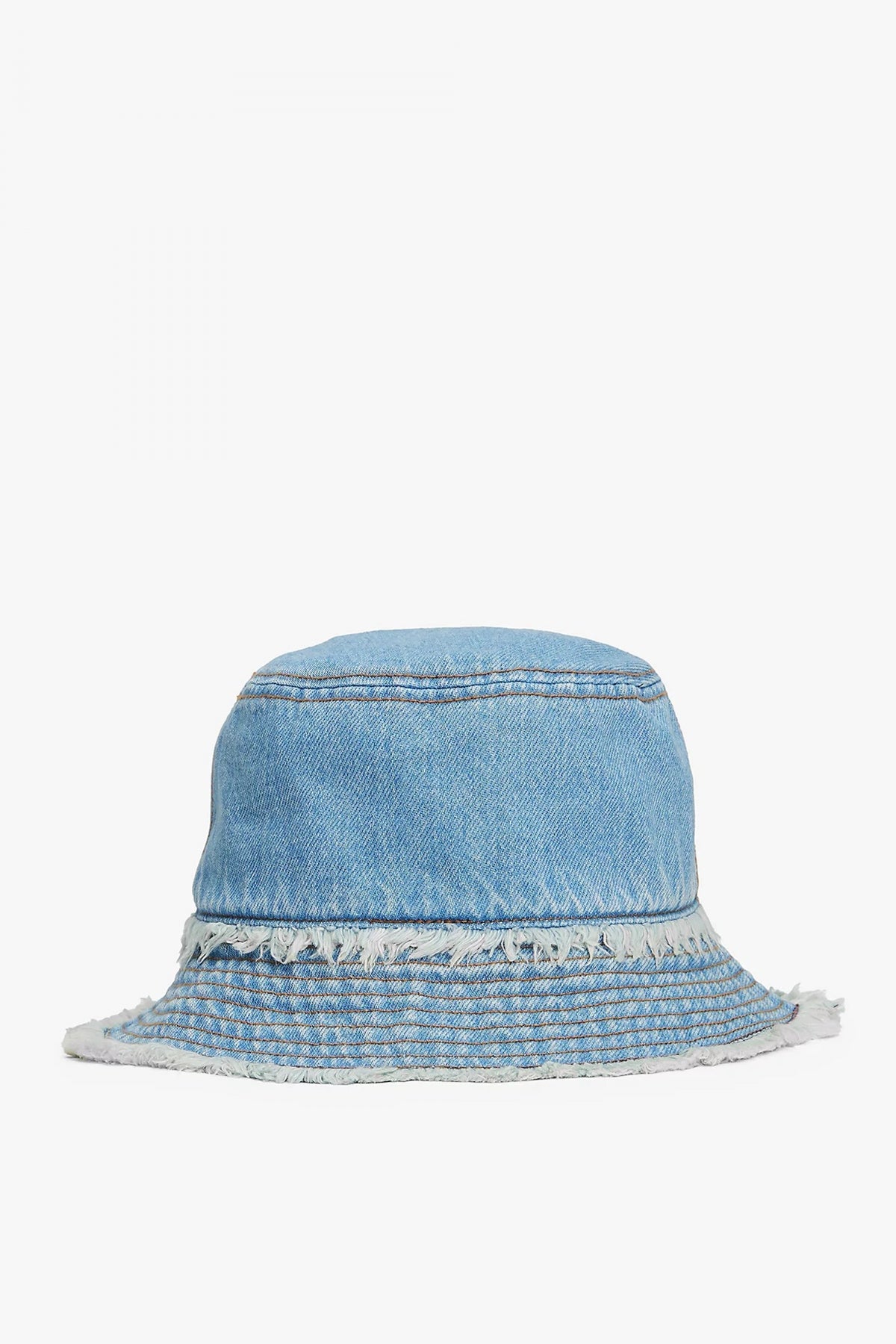 TOMMY JEANS HERITATGE DENIM BUCKET en color AZUL  (2)