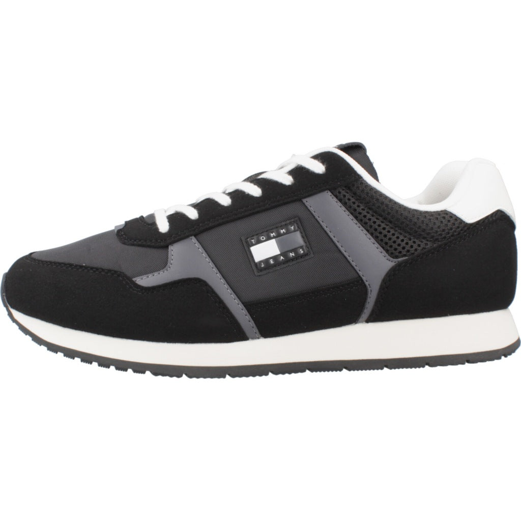 TOMMY JEANS TJM RUNNER CASUAL en color NEGRO  (2)
