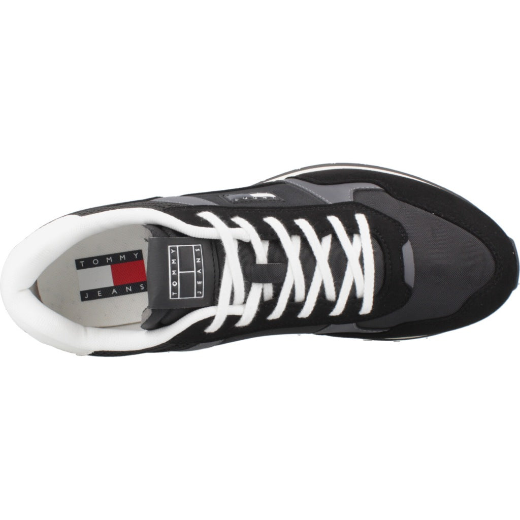 TOMMY JEANS TJM RUNNER CASUAL en color NEGRO  (7)