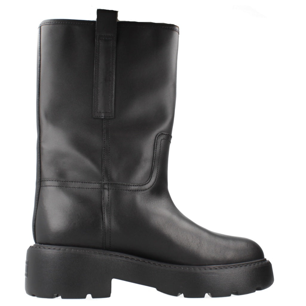TOMMY JEANS TJW LEATHER MID TUBULAR en color NEGRO  (4)
